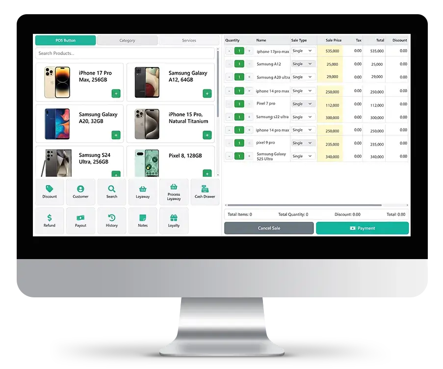 Mobile Retail POS software